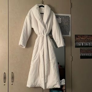 SKIMS Duvet Robe White L/XL